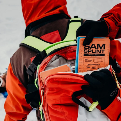 SAM® Splint 36" 91.4cm x 10.8cm Large Rolled - Orange & Blue