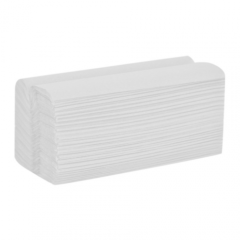 White 1ply C-Fold Hand Towel - Box of 2880