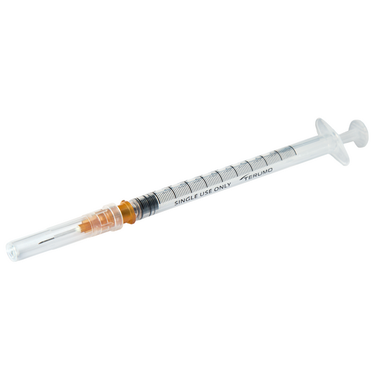Terumo Syringe & Needle 1ml 25g x 5/8" 16mm - Box of 100