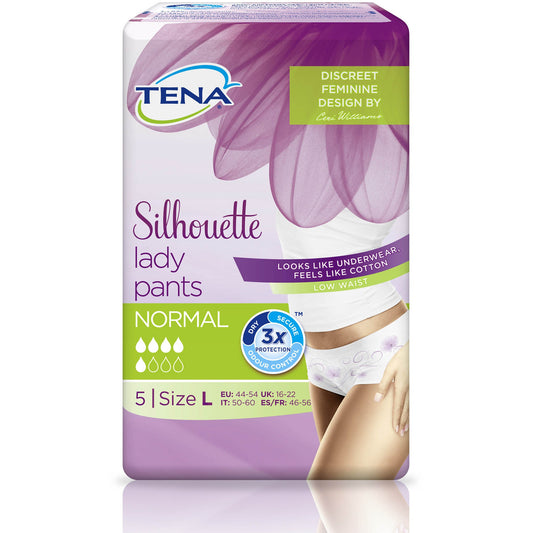Tena Silhouette Lady Pants Normal Large - x 5