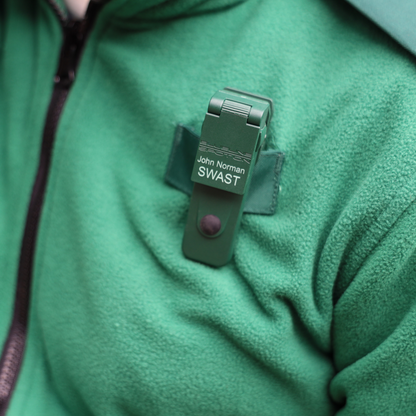 Clip-on Torch With Dual LED - Dark Green