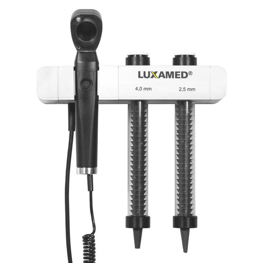 LuxaScope Wall Diagnostic Centre with Otoscope and Ear Funnel Dispenser