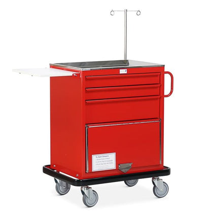 Resuscitation Trolley - 3x Drawers and Lower Cupboard