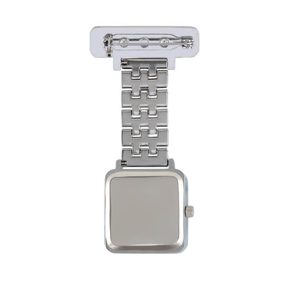 Annie Apple Nurses Fob Watch - Eunoia - Navy/Silver - Link - 28mm