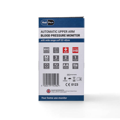 Blood Pressure Monitor - Upper Arm Device For Home Use