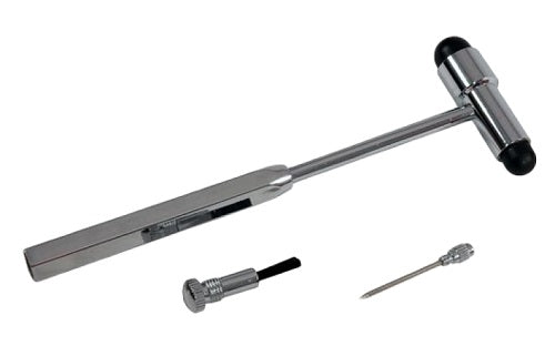 Buck Percussion Hammer with Needle and brush - 18cm