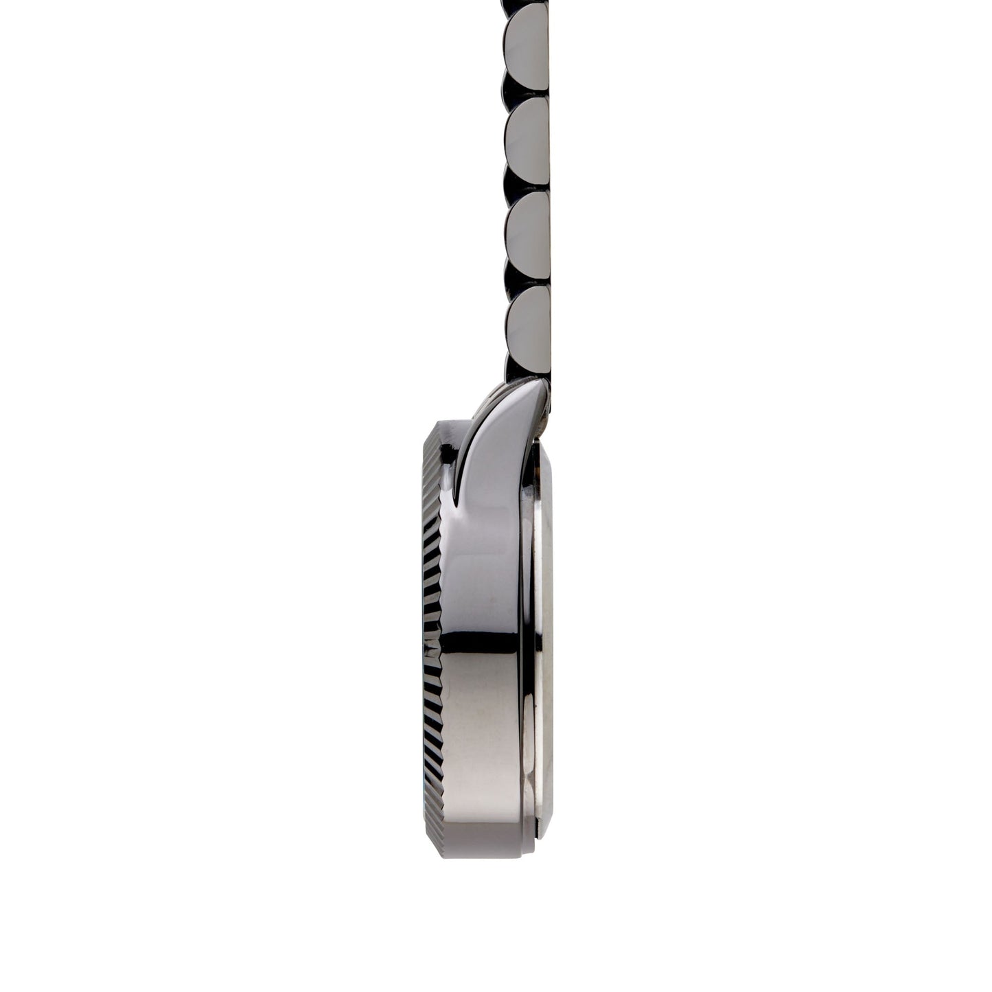 Annie Apple Nurses Fob Watch - Callista - Rose Gold/Gunmetal - Link - 35mm