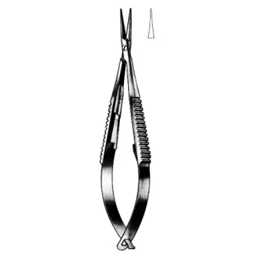 Castroviejo Needle Holder with catch Straight 14cm