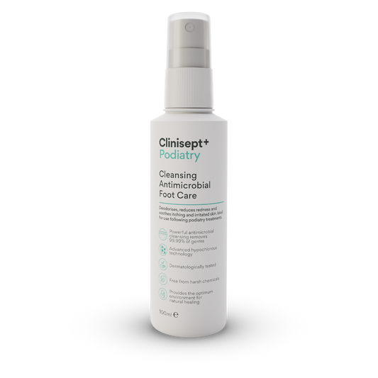 Clinisept+ Podiatry 100ml Finger Spray (Professional & Home Use)