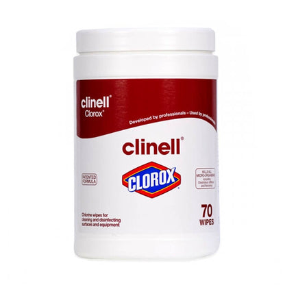 Clinell Clorox Tub (5200ppm chlorine) Tub of 70 - CLEARANCE