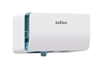 Twin Roll Toilet Paper Dispenser white