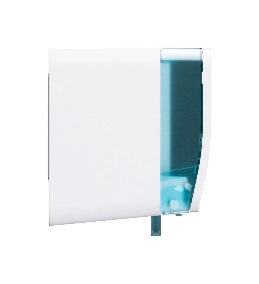 Twin Roll Toilet Paper Dispenser white