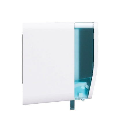 Twin Roll Toilet Paper Dispenser white