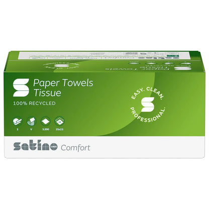 Hand towel paper Format Tissue, V-Fold 25 x 23