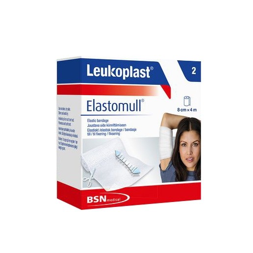 Leukoplast Elastomull - 2pcs  8cm x 4m