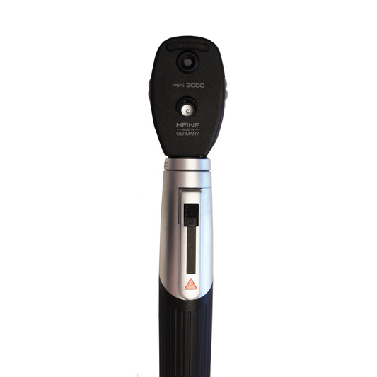 HEINE mini3000 2.5v Ophthalmoscope with Batteries - Over Engraved