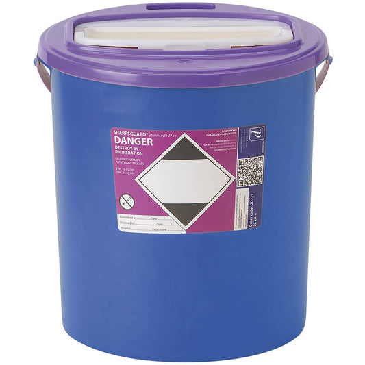 SHARPSGUARD® pharmi 24 xa Cyto Sharps Bin