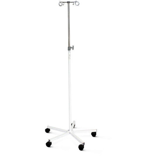 Mobile Infusion Stand - Mild Steel - 4 Hook