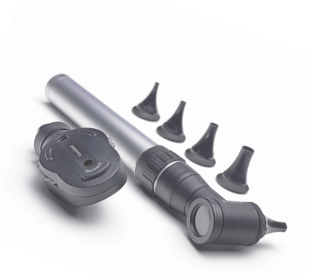 ri-scope L3 Otoscope on C Size Handle 3.5V  LED Lithium Rechargeable Battery EOL