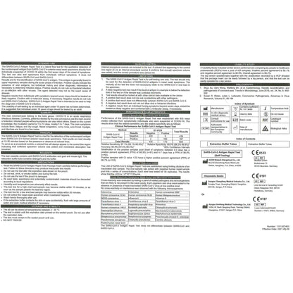 Flowflex Lateral Flow Test SARS-CoV-2 Antigen Rapid - 25 Tests [COVID Test - Acon]