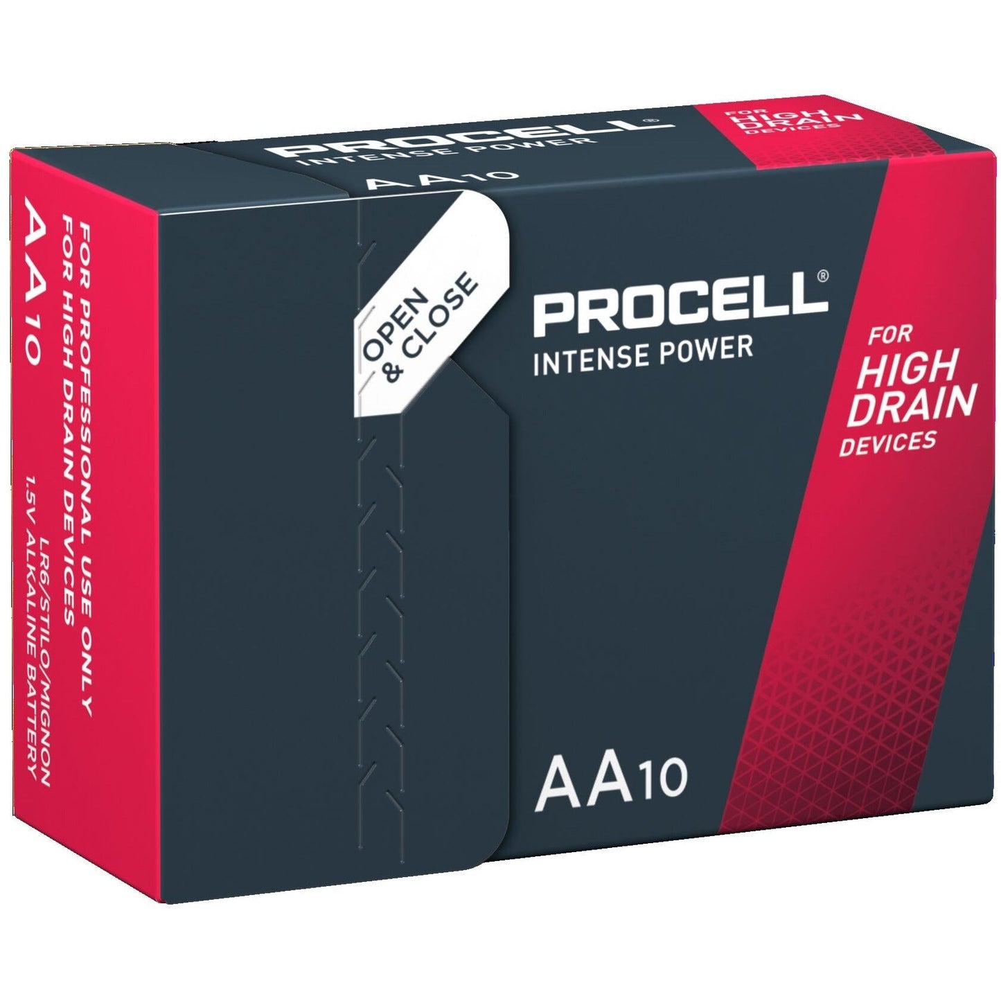 Procell Intense Batteries (AA/LR6) - Box of 10 Cells