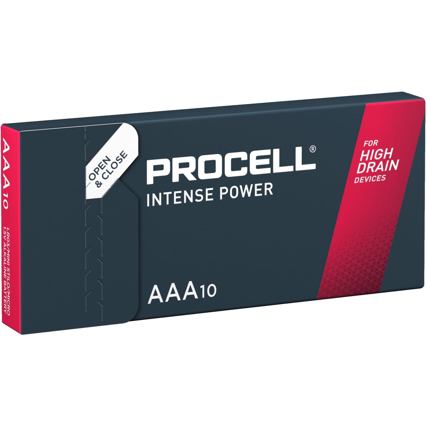 Procell Intense Batteries (AAA/LR03) - Box of 10 Cells