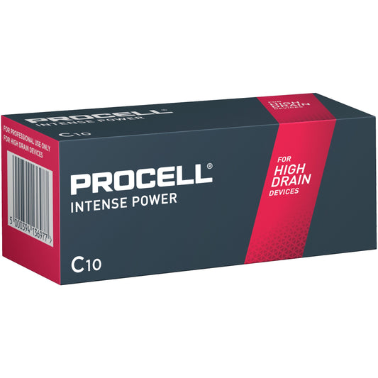 Procell Intense Batteries (C/LR14) - Box of 10 Cells