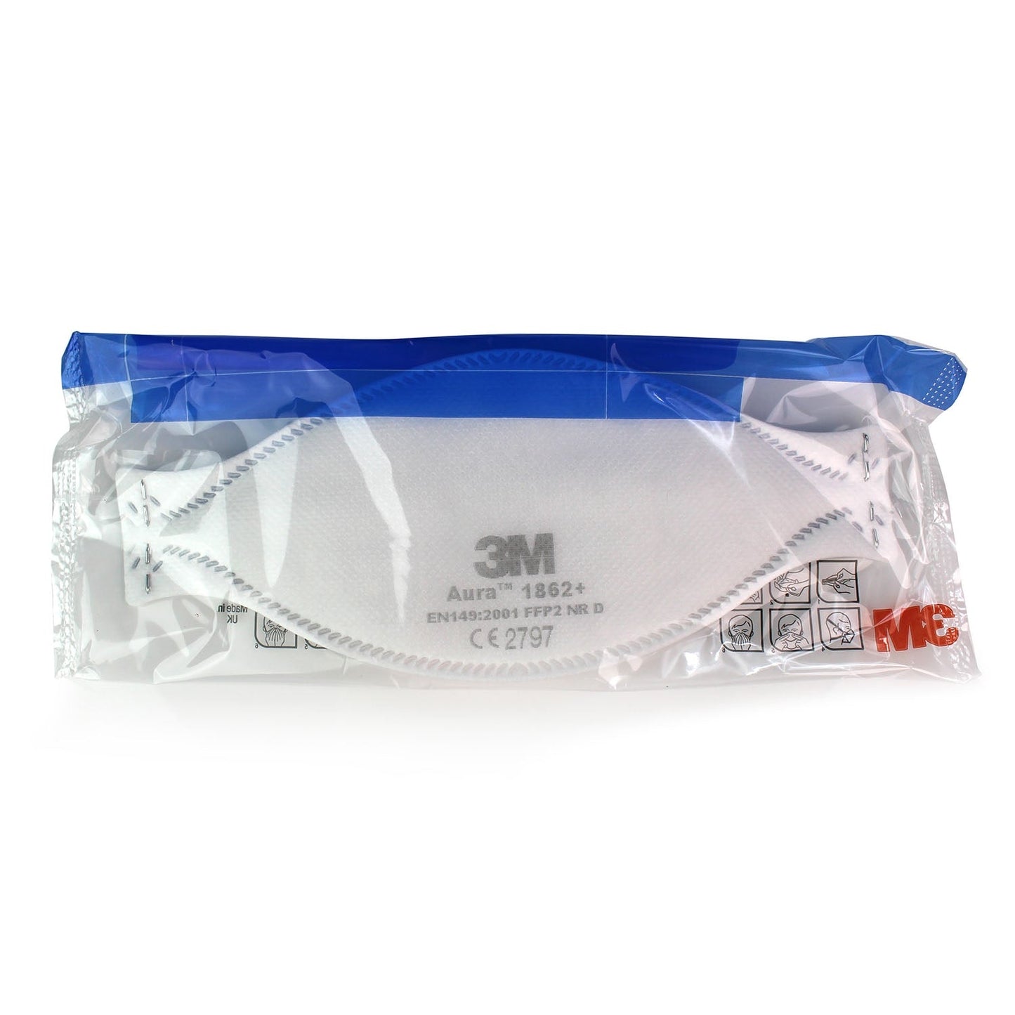 3M™ 1862+  Aura™ FFP2 [+IIR] Healthcare Respirator Mask x 20