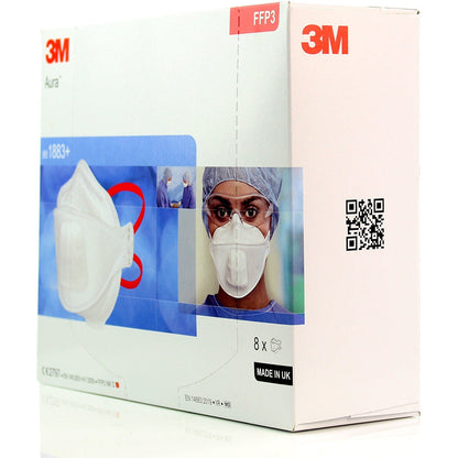 3M™ Aura™ Disposable FFP3 Healthcare Respirator - Type IIR