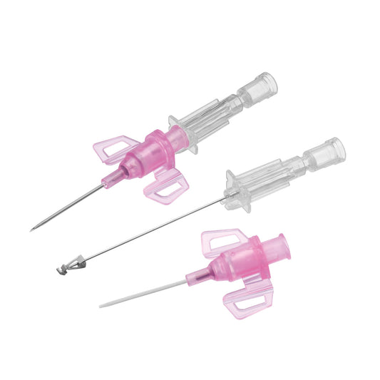Introcan Safety® Needle 3 - PUR 20G Pink 1.1 x 50mm - Box of 50