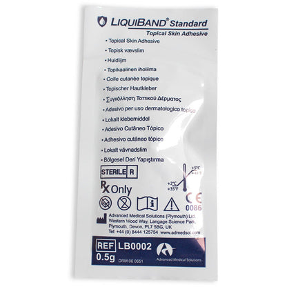 LiquiBand Standard Wound Closure Solution - Single Sachet