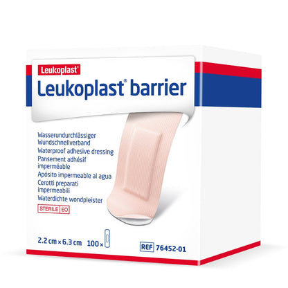 Leukoplast Barrier  Dressings 6.3cm x 2.2cm x 100