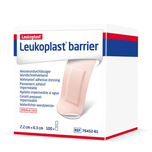 Leukoplast Barrier  Dressings 6.3cm x 2.2cm x 100