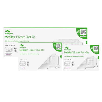 Mepilex Boarder Post Op Dressing - 10cm x 15cm - Box of 10