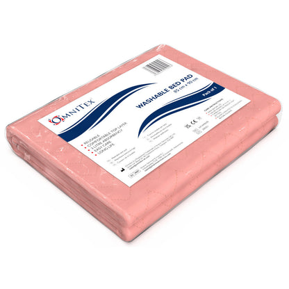 Incontinence Bed Pads - Washable/Reusable 85 x 90cm without tucks - 3 litre Capacity