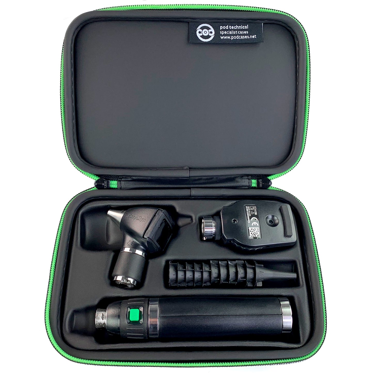 Premium Hard Carry Case for Welch Allyn Otoscope & Ophthalmoscope diagnostic sets