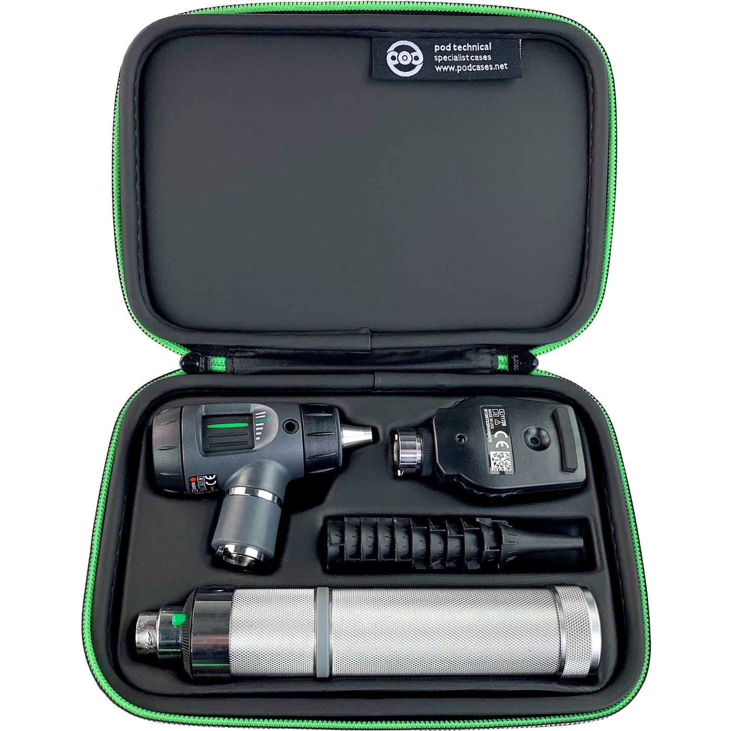 Premium Hard Carry Case for Welch Allyn Otoscope & Ophthalmoscope diagnostic sets