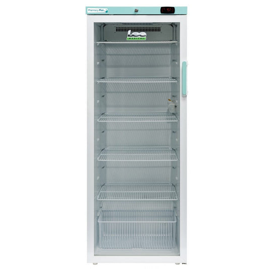 Lec Fridge 310L - Pharmacy Refrigerator - Freestanding Glass Door  - Bluetooth PPGR310BT-LHH [Left Hinge]