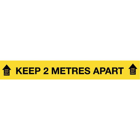 ST01 Keep 2m apart – 1000mm x 150mm - Single