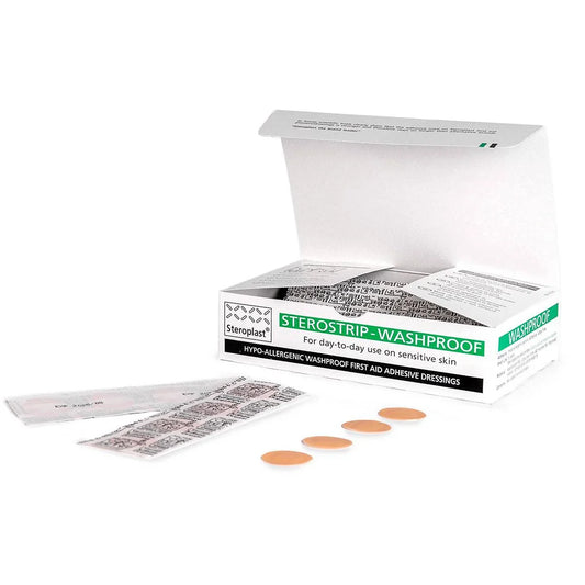 Hypoallergenic Washproof Spot Plasters – 2.4cm (Pack of 100)