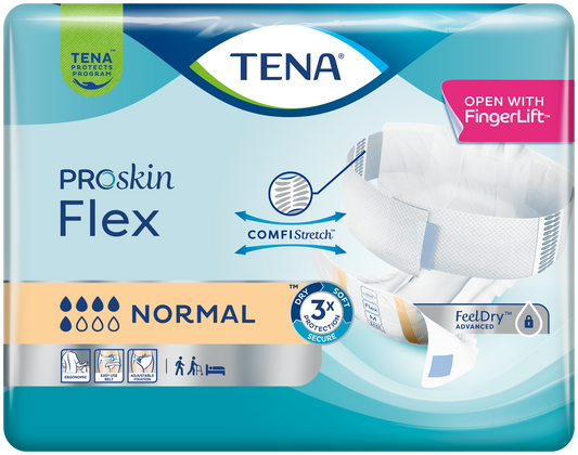 TENA ProSkin Flex Normal - Large - Pack of 34