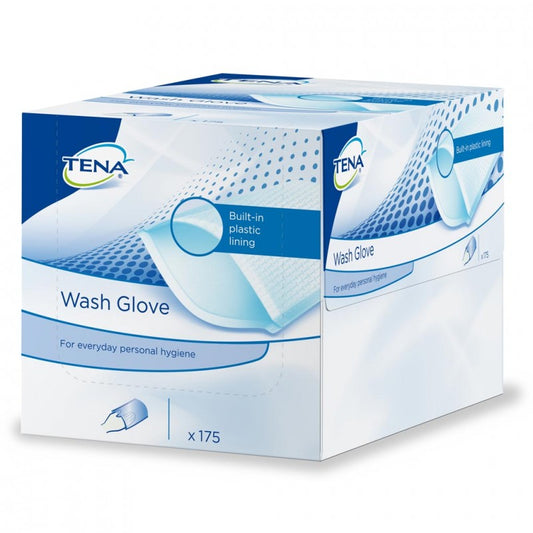 Tena Wash Glove - 175 Pack