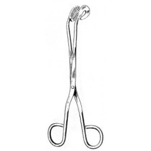 Universal Sterilizing Forceps - Curved 28cm