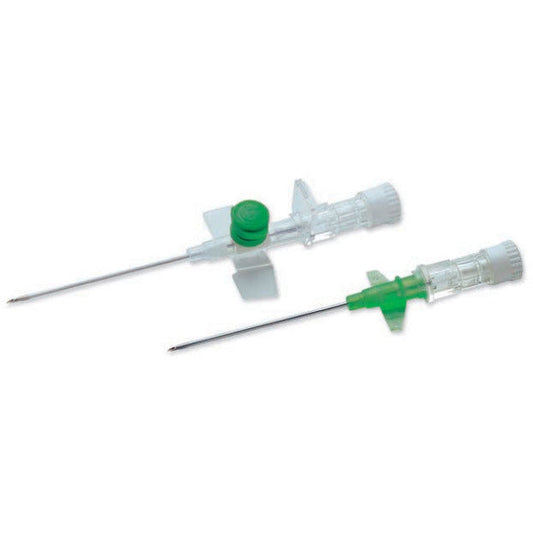 Terumo Versatus Winged and Ported IV Cannula 18g (Green) 45mm - Single
