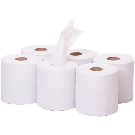 Acana Medical White Centre Feed 7" - 2ply - 150 metres x 175mm - Case of 6