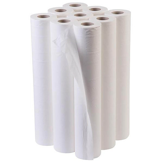 Essentials White Couch Roll 20" - Case of 9 - CLEARANCE - Repackaged