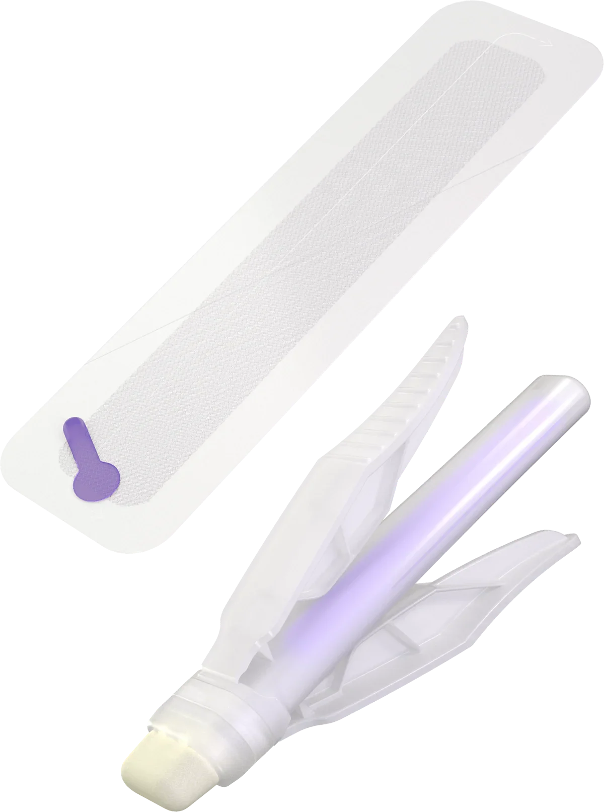 LiquiBand XL Topical Skin Closure System - Two 22cm x 4cm Mesh Strips - Two 2.7 Adhesive Applicators - Box of 2