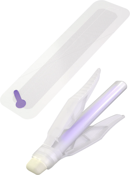 LiquiBand XL Topical Skin Closure System - Two 22cm x 4cm Mesh Strips - Two 2.7 Adhesive Applicators - Box of 2