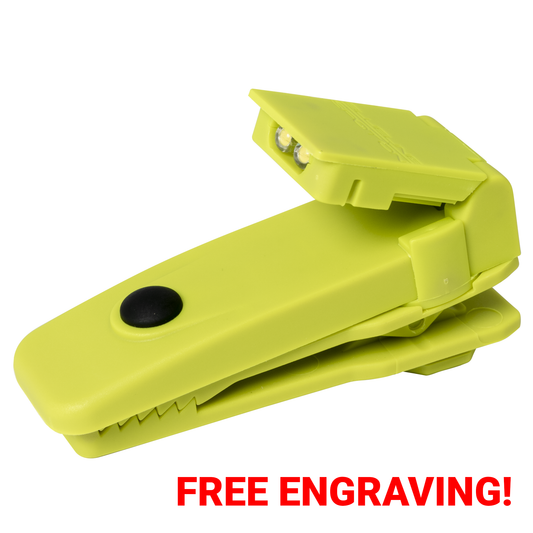 Clip-on Torch With Dual LED - Yellow